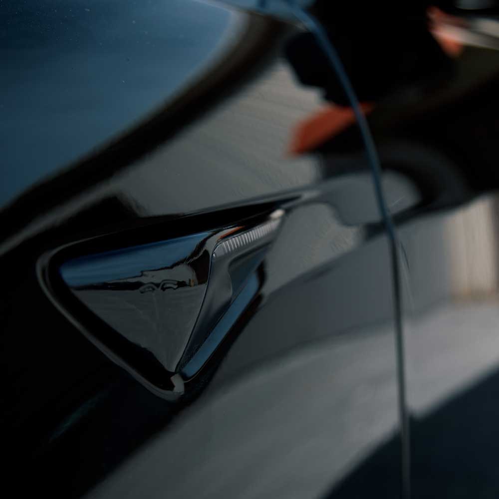 Tesbros Chrome Delete Kit, To Remove Exterior Chrome Trims, Satin Black, Vinyl – TB-CDS-POST-STNBL
