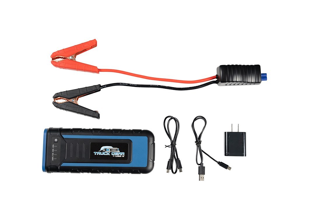 Truck Gear Battery Portable Jump Starter, Compact Portable Battery Charger, Start/Peak Current 500 Amps/1200 Amps, Capacity 17000MAh – JUMPSTART2