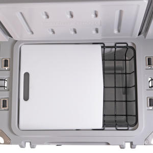 Truck Gear Beverage Cooler, Expedition, 45 Quart, Hard, Uses Ice, Truck Gear by Line-X Logo, Gray – TWCOOLER45