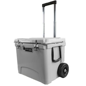 Truck Gear Beverage Cooler, Expedition, 60 Quart, Hard, Uses Ice, Truck Gear by Line-X Logo, Gray – TWCOOLER60