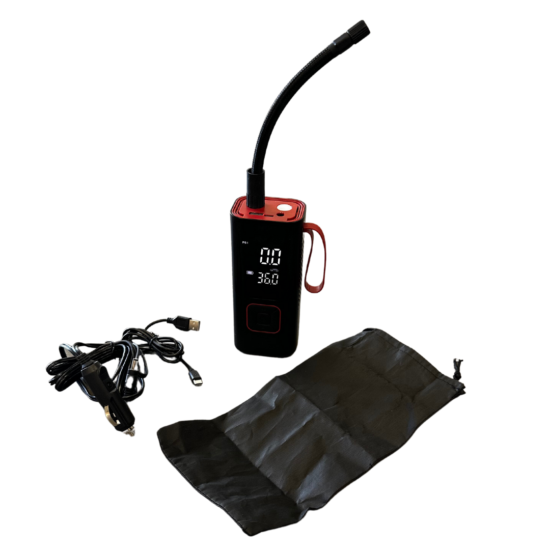 Thors Lighti Air Compressor, Airspark, Portable, Digital Pressure Readout, Built-IN Flashlight and Visual Emergency Light, 12 Volt – AIRSPRK001