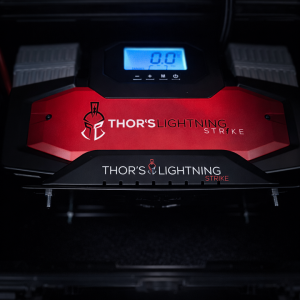 Thors Lighti Air Compressor, AirVault2, Portable, 150 PSI Maximum Working Pressure, 10.6 Cubic Feet Per Minute, Battery Clamps – AV2STRIKE001