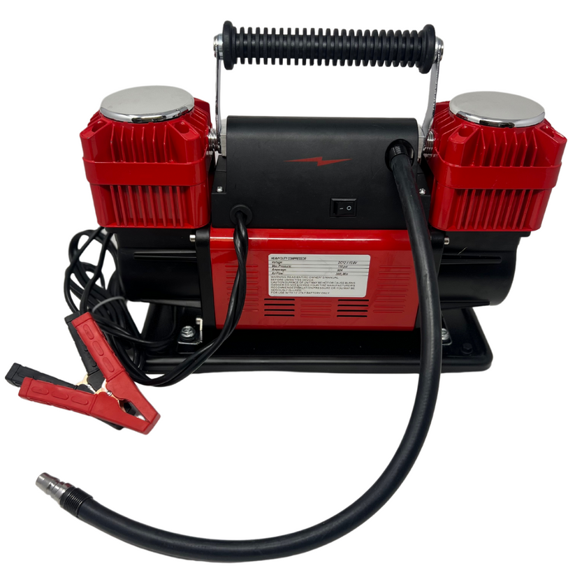 Thors Lighti Air Compressor, Bolt True, Portable, 150 PSI Maximum Working Pressure, 10.6 Cubic Feet Per Minute, Battery Clamps, 12 Volt – BOLT001