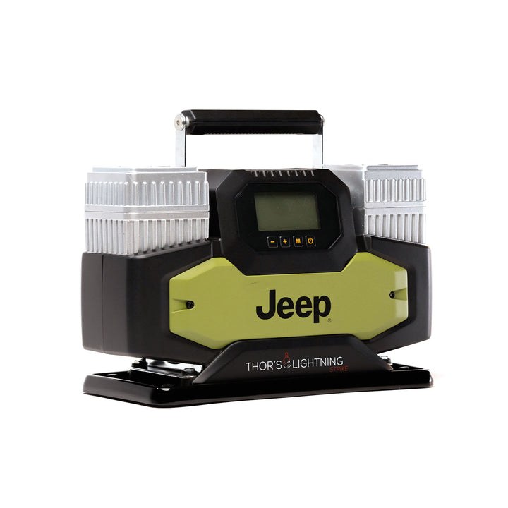 Thors Lighti Air Compressor, Jeep® Lightning Strike, Portable, 150 PSI Maximum Working Pressure, 10.6 Cubic Feet Per Minute – JEEPSTRIKE001
