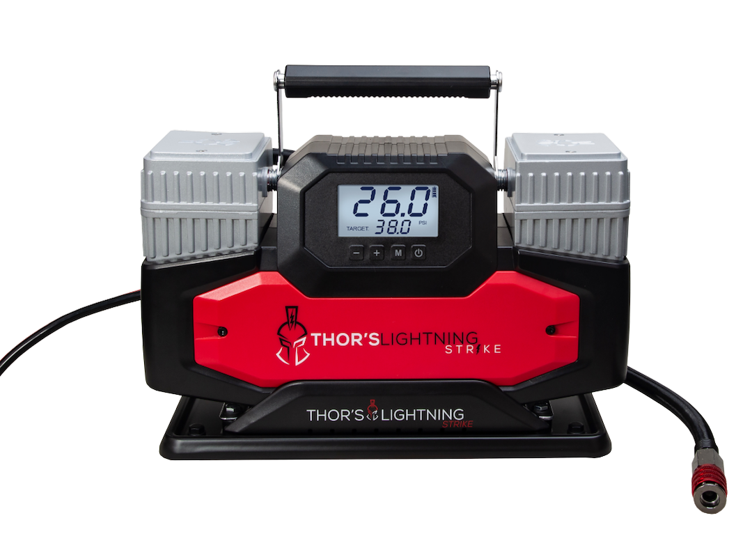 Thors Lighti Air Compressor, Standard Lightning Strike, Portable, 150 PSI Maximum Working Pressure, 10.6 Cubic Feet Per Minute – STRIKE001