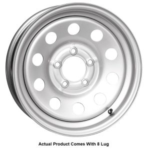 Taskmaster Trailer Wheel, Vesper, 16 Inch Diameter X 6 Inch Width, 8 X 165.1 Millimeter/ 8 X 6.50 Inch Bolt Pattern – MX660865SM1LBX
