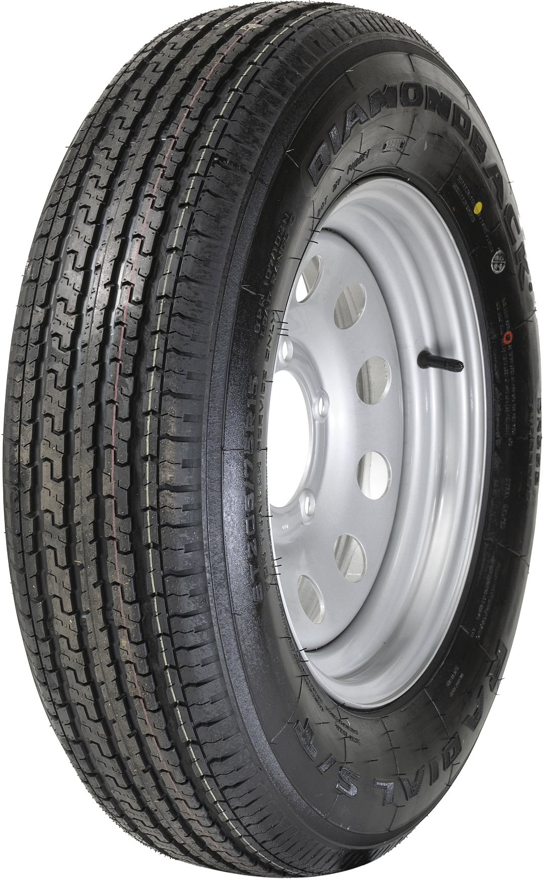 Taskmaster Tire/ Wheel Assembly, Diamondback, 15 Inch Diameter X 5 Inch Width, 5 X 139.7 Millimeter/ 5 X 5.50 Inch Bolt Pattern – ADB15R555SMDM