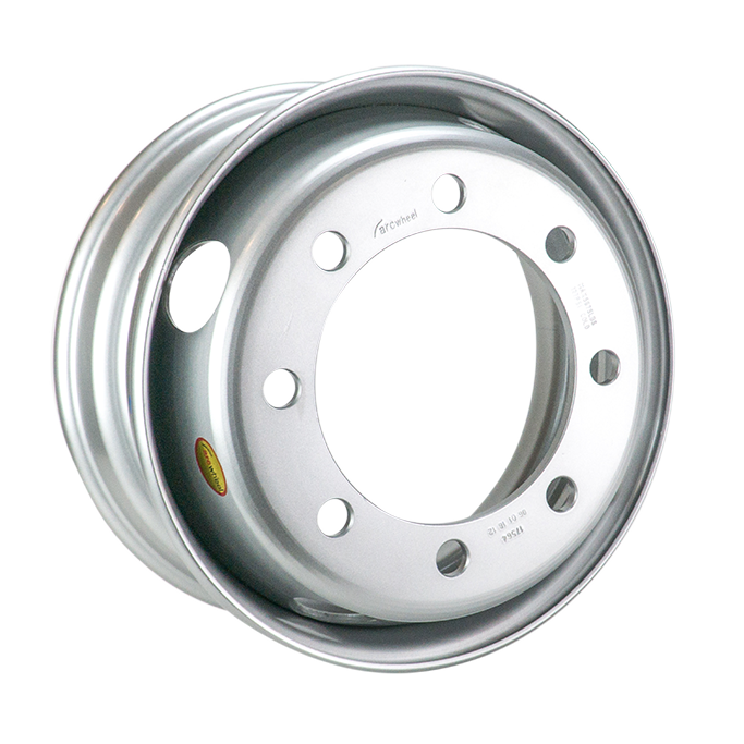 Taskmaster Trailer Wheel, Arcwheel, 17.5 Inch Diameter X 6.75 Inch Width, 8 X 165.1 Millimeter/ 8 X 6.50 Inch Bolt Pattern – SW1750865SD2