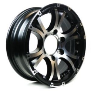 Taskmaster Trailer Wheel, Viking Series, 15 Inch Diameter X 5 Inch Width, 5 X 114.3 Millimeter/ 5 X 4.50 Inch Bolt Pattern – AX02550545BMFL