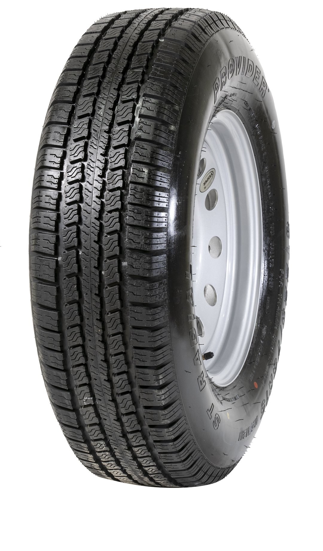 Taskmaster Tire/ Wheel Assembly, Provider, 15 Inch Diameter X 6 Inch Width, 5 X 114.3 Millimeter/ 5 X 4.50 Inch Bolt Pattern, Modular – A225R645SMEM
