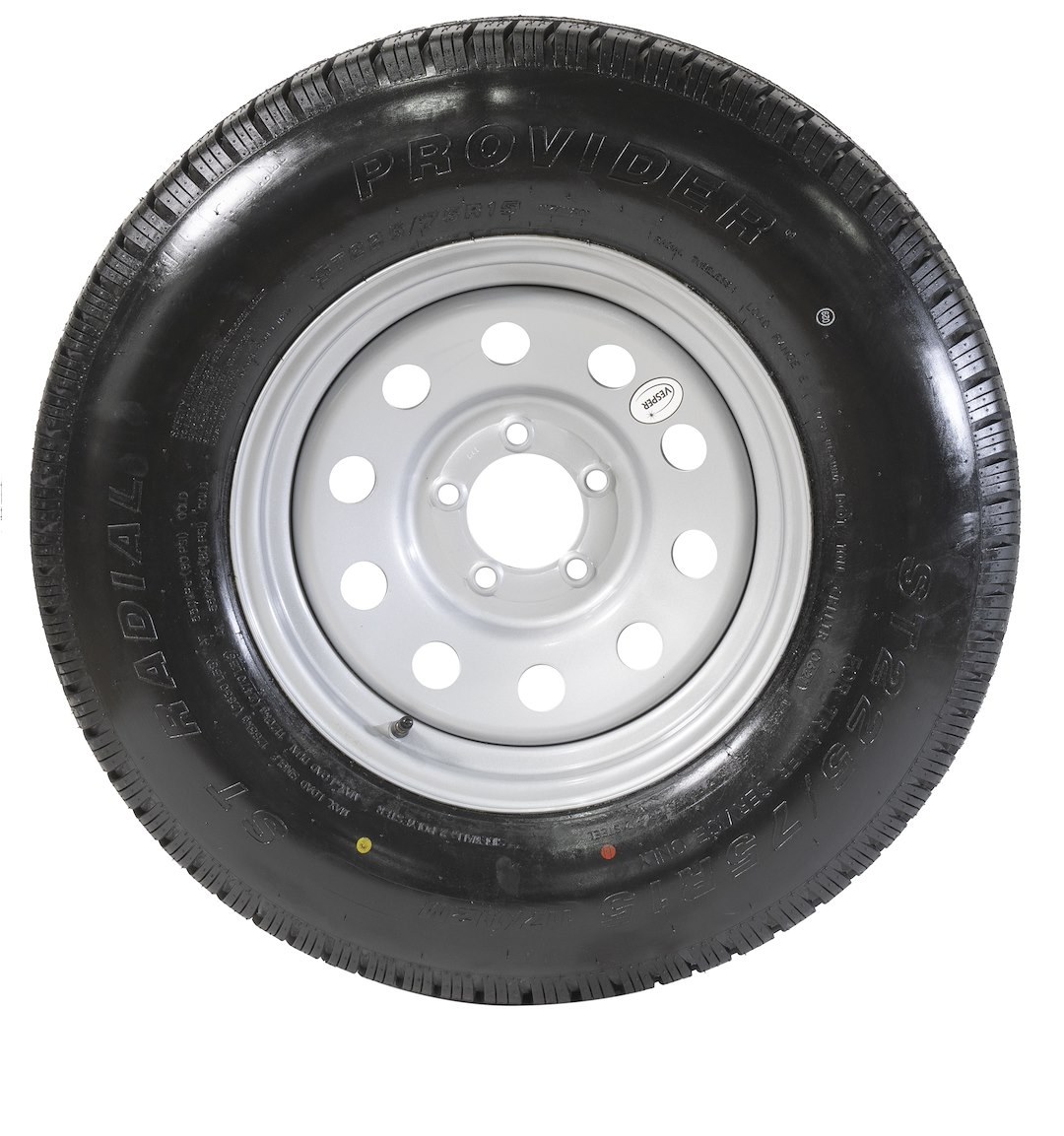 Taskmaster Tire/ Wheel Assembly, Provider, 15 Inch Diameter X 6 Inch Width, 5 X 114.3 Millimeter/ 5 X 4.50 Inch Bolt Pattern, Modular – A225R645SMEM