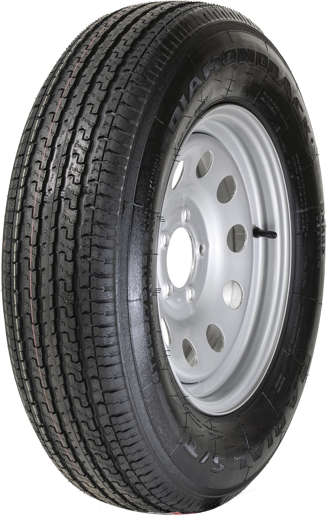 Taskmaster Tire/ Wheel Assembly, Diamondback, 15 Inch Diameter X 5 Inch Width, 5 X 114.3 Millimeter/ 5 X 4.50 Inch Bolt Pattern – ADB15R45SMDM