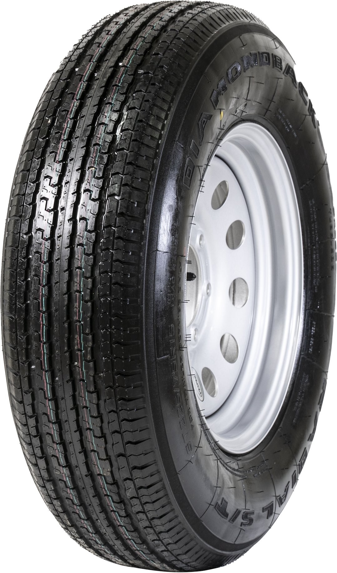 Taskmaster Tire/ Wheel Assembly, Diamondback, 15 Inch Diameter X 6 Inch Width, 6 X 139.7 Millimeter/ 6 X 5.50 Inch Bolt Pattern – ADB225R6SMEM