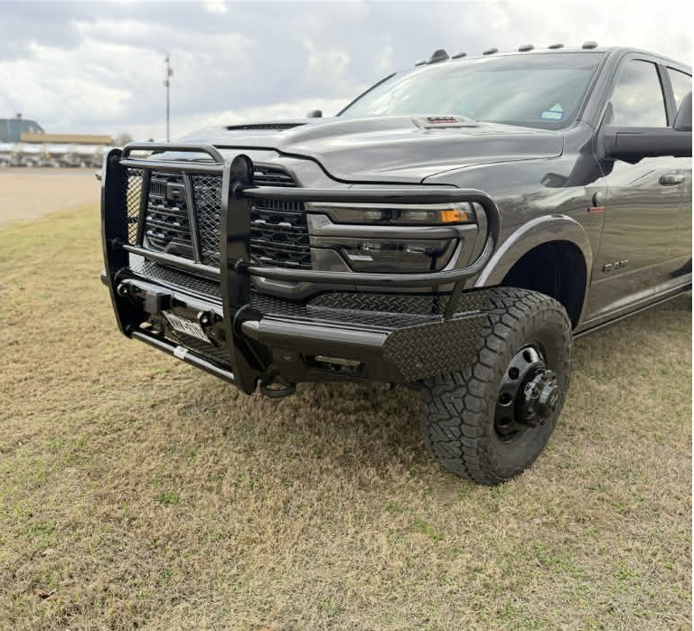 Tough Countr Bumper, Traditional, Modular Design, Mounting Hardware Included, With Grille Guard, Without Winch Mount – TFR1935D