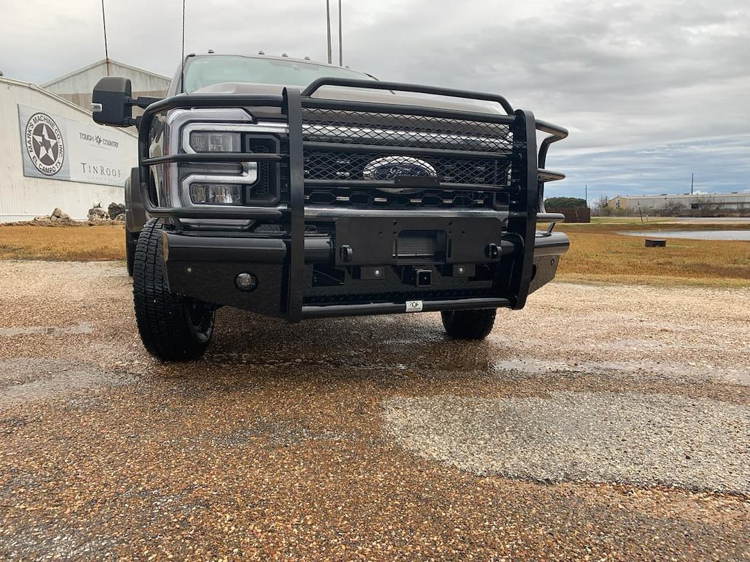 Tough Countr Bumper, Traditional, Modular Design, Mounting Hardware Included, With Grille Guard, With Winch Mount – TFR2023FW