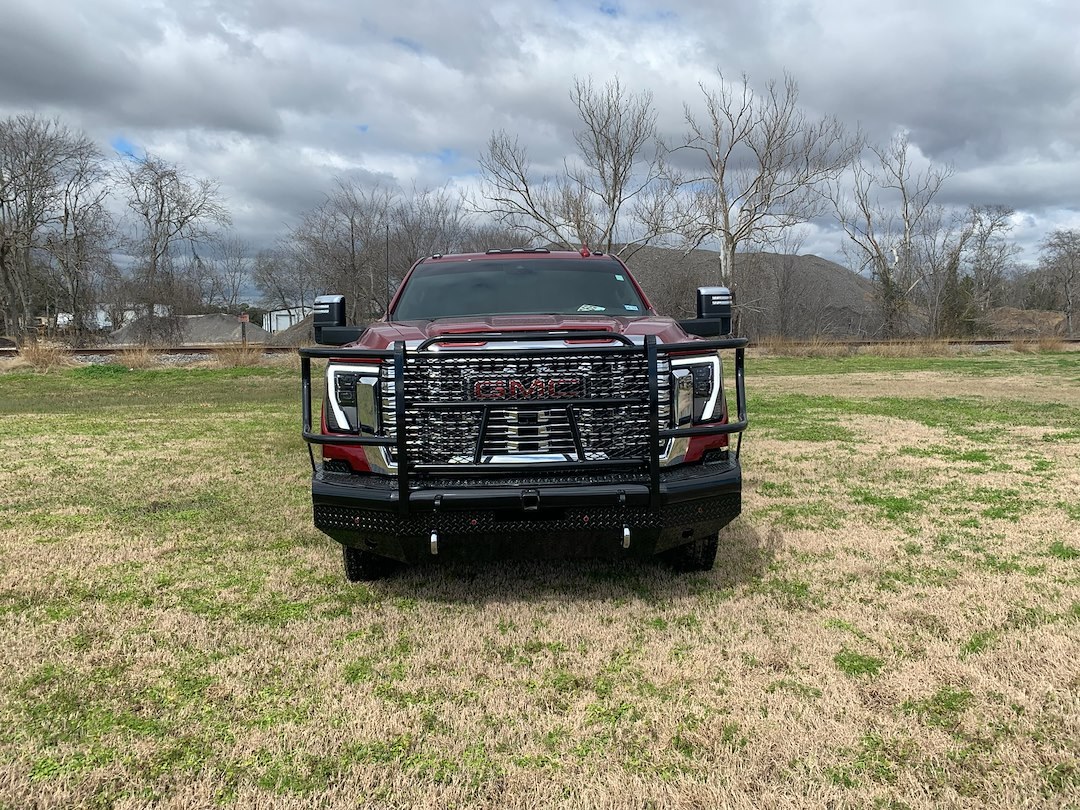 Tough Countr Bumper, Traditional, Modular Design, Mounting Hardware Included, With Grille Guard, Without Winch Mount – TFR2524G