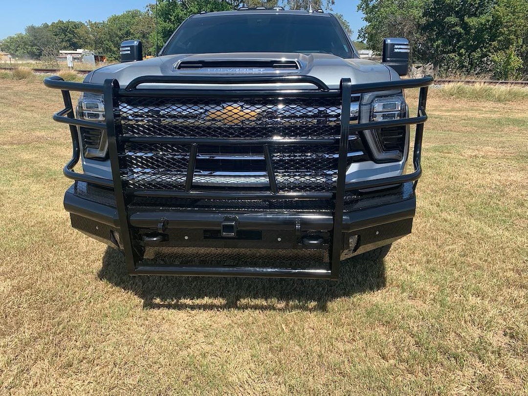 Tough Countr Bumper, Traditional, Modular Design, Mounting Hardware Included, With Grille Guard, Without Winch Mount – TFR3424C