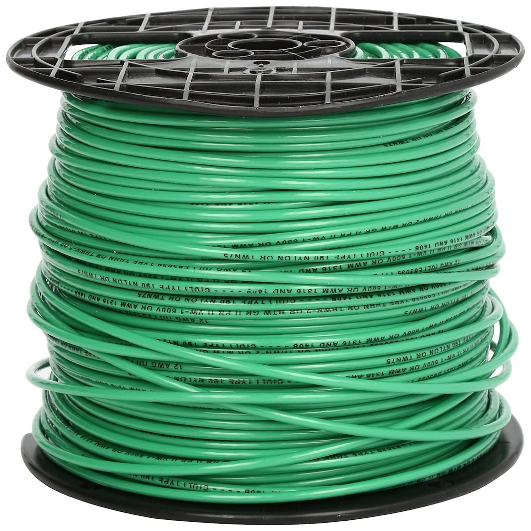 Jammy Primary Wire, 14 Gauge, Green, 1000 Foot Length – 02439
