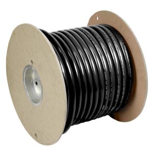 Jammy Primary Wire, 2/0 Gauge, Black, 100 Foot Length – 04633