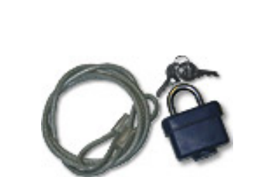 Jammy Spare Tire Lock, 19202 Series, Universal, With 48 Inch Plastic Coated Cable and 2 Keys – J-19202