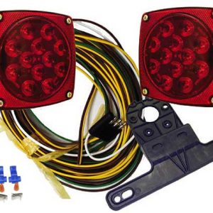 Jammy Trailer Light, 24245-NC Series, Stop/Turn/Tail/ Backup Light, 12 Diode 6-Function and 7-Function Submersible Combo Lamp, LED – J-24245-NC