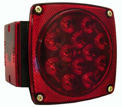 Jammy Trailer Light, 24245-NC Series, Stop/Turn/Tail/ Backup Light, 12 Diode 6-Function and 7-Function Submersible Combo Lamp, LED – J-24245-NC