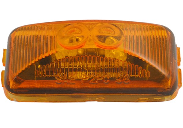 Jammy Side Marker Light, 5735 Series, Amber Lens, Black Trim, LED, Submersible, 2-1/2 Inch Length X 1-1/4 Inch Width, Stud Mount, Single – J-5735-SA