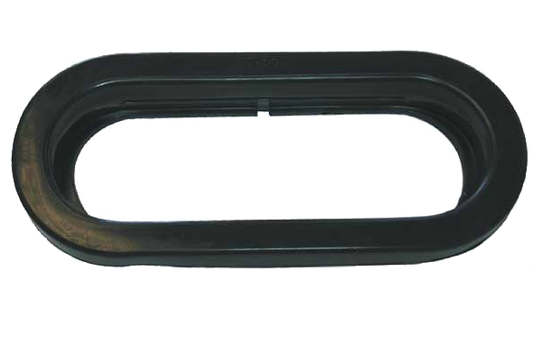 Jammy Trailer Light Grommet, 60 Series, 6 Inch Oval, For J-60/ J-652/ J-68/ J-64/ J-67/ J-66/ J-63/ J-656 Series Trailer Lights, Black – J-60-GM