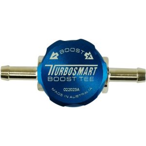 Turbosmart Boost Controller, Boost Tee, Mechanical, Single Stage, 0-200 PSI, Compatible with Internal or External Wastegate, Blue – TS-0101-1101