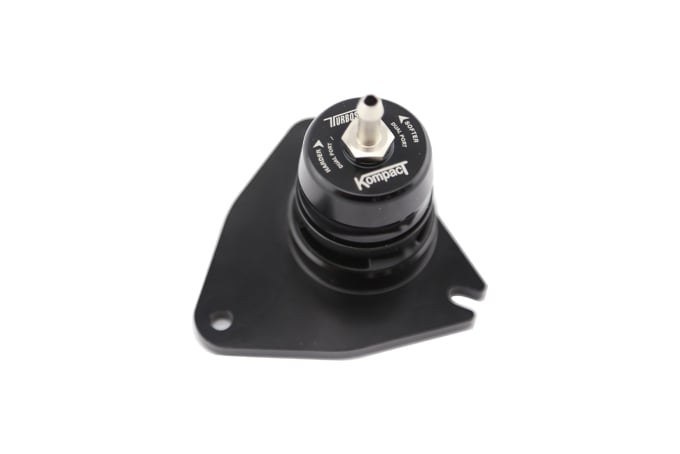 Turbosmart Turbocharger Blow Off Valve, Kompact Supersonic, Vent to Atmosphere, Anodized, Black, Aluminum – TS-0203-1018