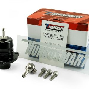 Turbosmart Turbocharger Blow Off Valve, Kompact Shortie, Recirculating/ Vent to Atomosphere, Black, Aluminum – TS-0203-1061