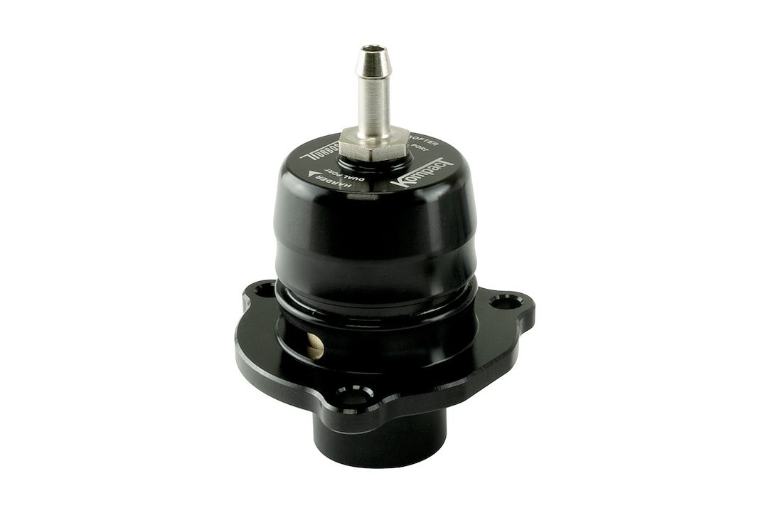 Turbosmart Turbocharger Blow Off Valve, Kompact Shortie, Recirculating/ Vent to Atomosphere, Black, Aluminum – TS-0203-1061