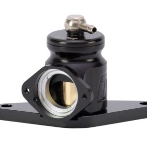 Turbosmart Turbocharger Blow Off Valve, Kompact, Recirculating, Black, Aluminum, With Gasket/ Green Spring – TS-0203-1215