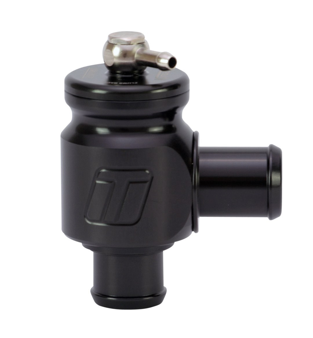 Turbosmart Turbocharger Blow Off Valve, Kompact, Recirculating, 25 MM, Black, Aluminum, With Green Spring – TS-0203-1222