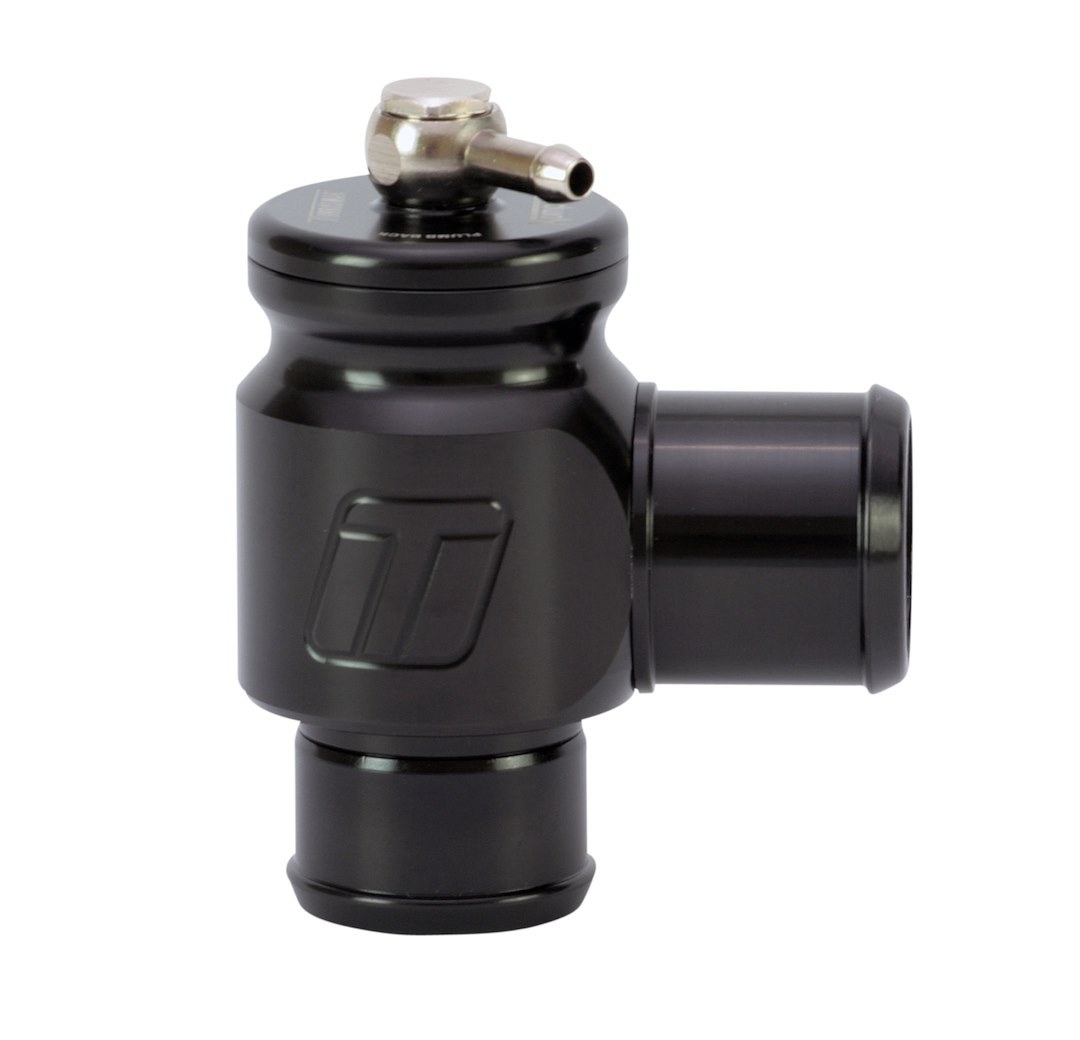 Turbosmart Turbocharger Blow Off Valve, Kompact, Recirculating, 34 MM, Black, Aluminum, With Green Spring – TS-0203-1223