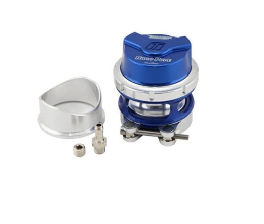 Turbosmart Turbocharger Blow Off Valve, Gen-V Race Port, Pressure Differential Operation, Anodized, Blue, Aluminum – TS-0204-1151