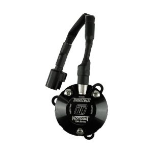 Turbosmart Turbocharger Blow Off Valve, Kompact Em, Plug and Play, Vent to Atmosphere, Dual Port, Black, Aluminum – TS-0223-1068