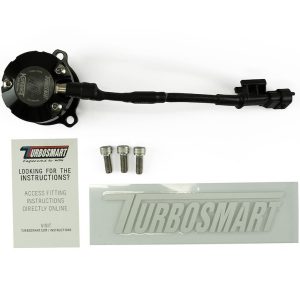 Turbosmart Turbocharger Blow Off Valve, Kompact Em, Recirculating/ Vent to Atmosphere, Black, Aluminum – TS-0223-1084