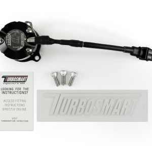 Turbosmart Turbocharger Blow Off Valve, Kompact Em, Plug and Play, Recirculating/ Vent to Atmosphere, Black, Aluminum – TS-0223-1092