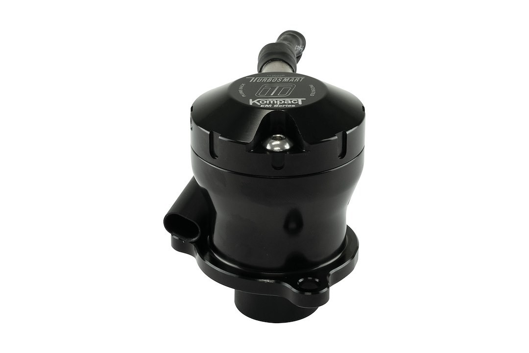 Turbosmart Turbocharger Blow Off Valve, Kompact Em, Plug and Play, Recirculating, Plumback, Black, Aluminum – TS-0223-1266
