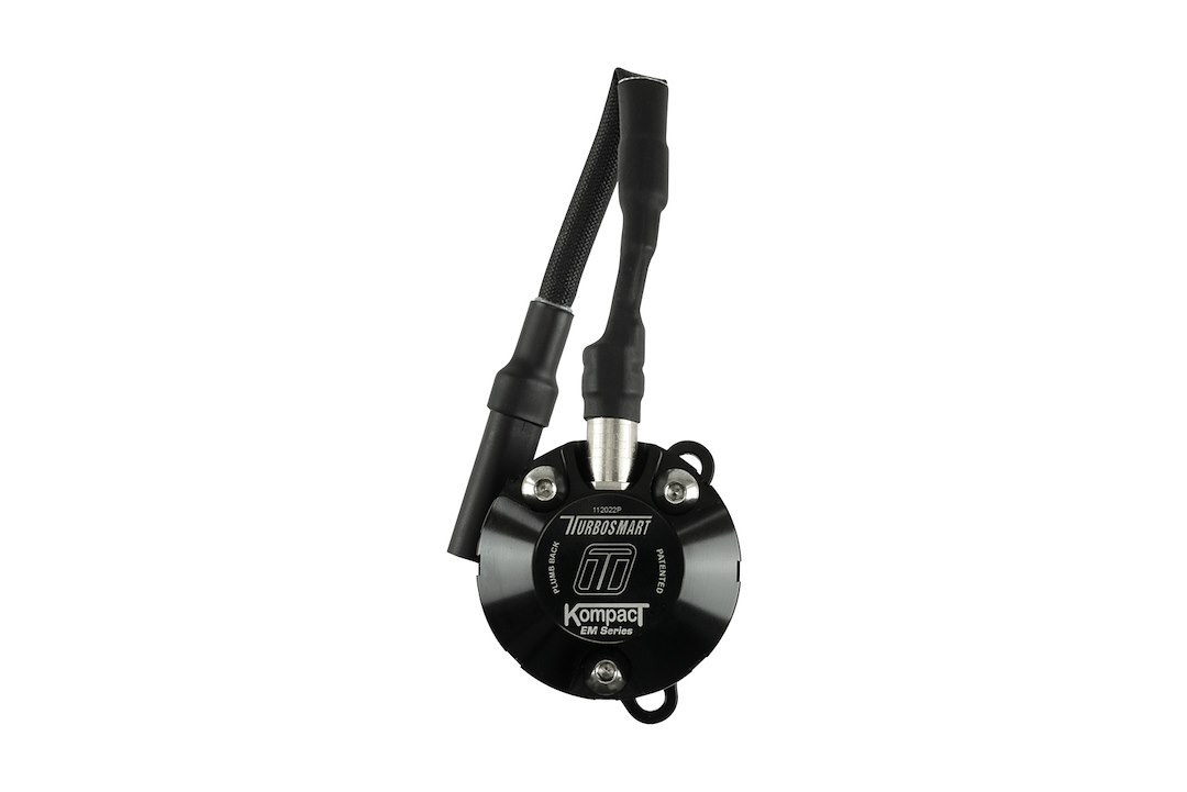 Turbosmart Turbocharger Blow Off Valve, Kompact Em, Plug and Play, Recirculating, Plumback, Black, Aluminum – TS-0223-1266