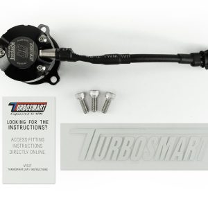 Turbosmart Turbocharger Blow Off Valve, Kompact Em, Recirculating/ Vents to Atmosphere, Black, Aluminum – TS-0223-1292