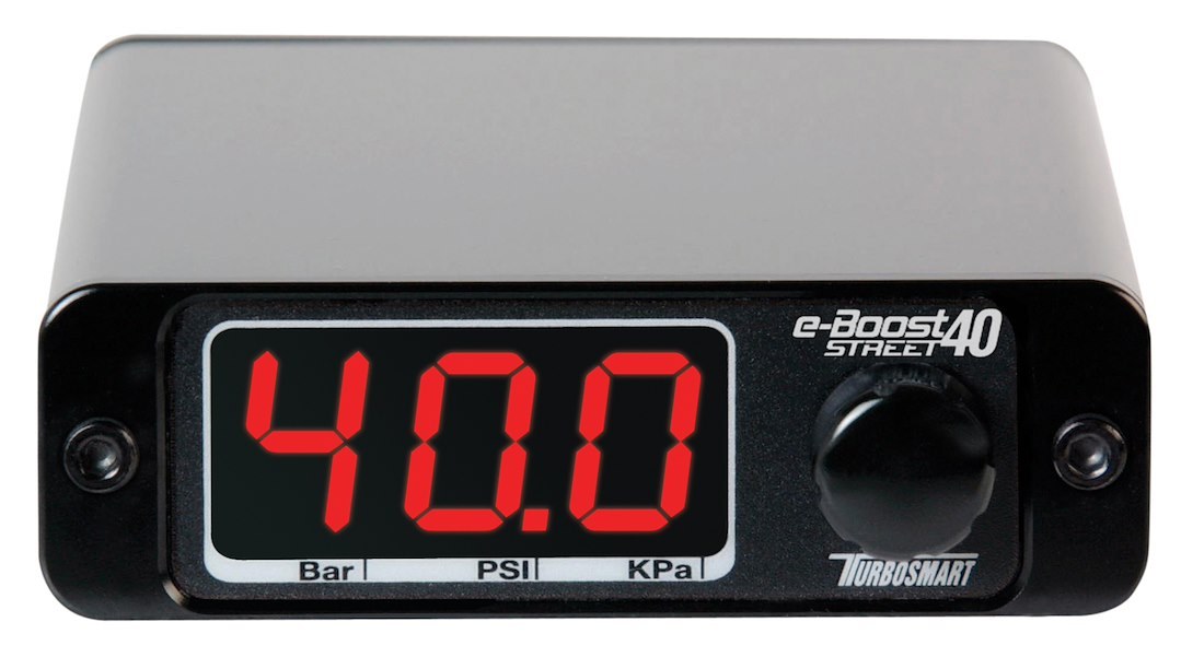 Turbosmart Boost Controller, E-Boost Street, Electronic, Two Boost Settings, 0-40 PSI – TS-0302-1002
