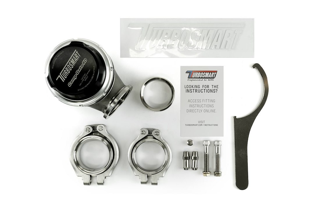 Turbosmart Turbocharger Wastegate, Comp-Gate40, Black, 40 MM, 7 PSI – TS-0505-1006
