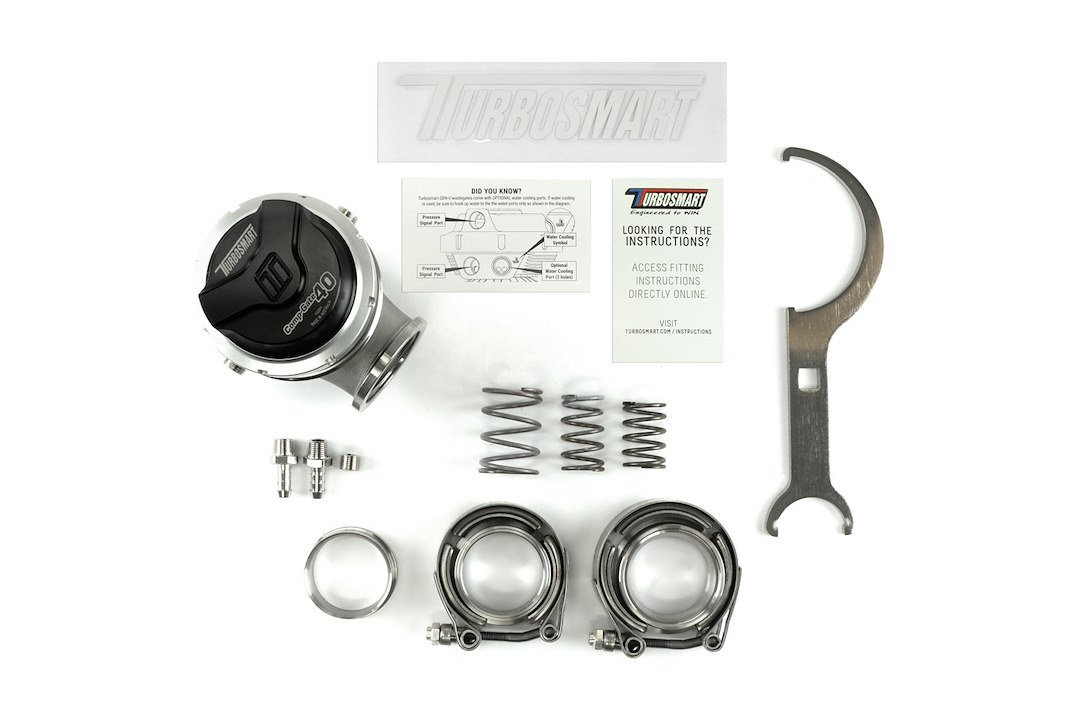 Turbosmart Turbocharger Wastegate, Gen-V Comp-Gate40, Black, 40 MM, 14 PSI – TS-0552-1012