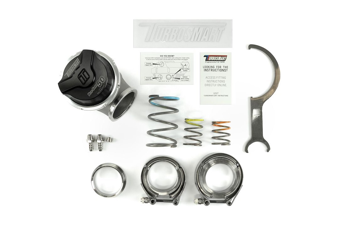 Turbosmart Turbocharger Wastegate, Gen-V Pro-Gate50, Black, 50 MM, 14 PSI – TS-0554-1012