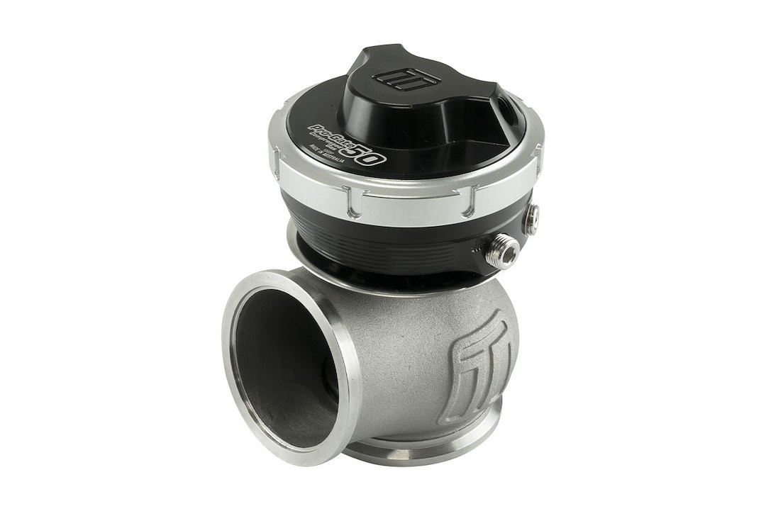 Turbosmart Turbocharger Wastegate, Gen-V Pro-Gate50, Black, 50 MM, Use with Compressed Gas – TS-0554-1202