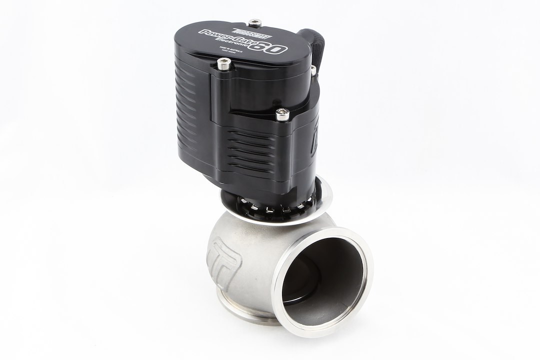 Turbosmart Turbocharger Wastegate, Power-Gate 60, Black, 60 Millimeter, External, Electronic – TS-0555-1502