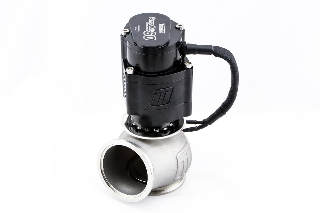 Turbosmart Turbocharger Wastegate, Power-Gate 60, Black, 60 Millimeter, External, Electronic – TS-0555-1502