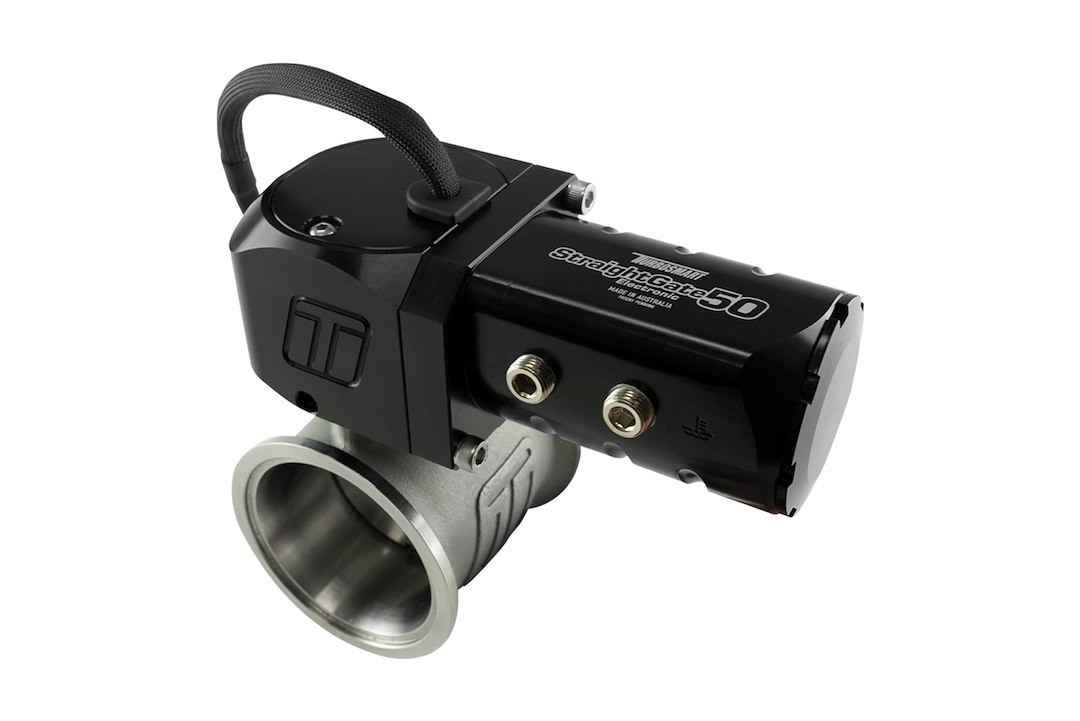 Turbosmart Turbocharger Wastegate, StraightGate50, Steel, 1.97 Inch Flow Diameter, Hydraulic, 0-100 PSI Range, External – TS-0565-1002